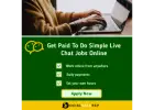 Get paid to chat - Apply now!