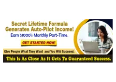 THE COMPANY DOES ALL THE WORK! Earn $1000's monthly Part-Time!