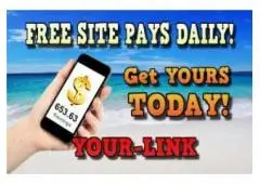 Get Paid Daily Get Free Website that Pays Daily - Best Easy Work