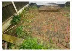 Patio and driveway cleaning