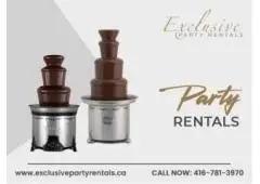 Get Affordable Party Rentals Toronto to Make Your Event Special